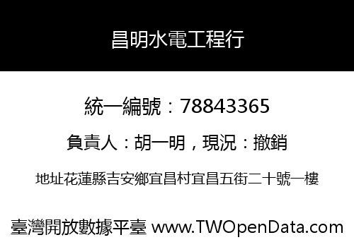 昌明水電工程行
