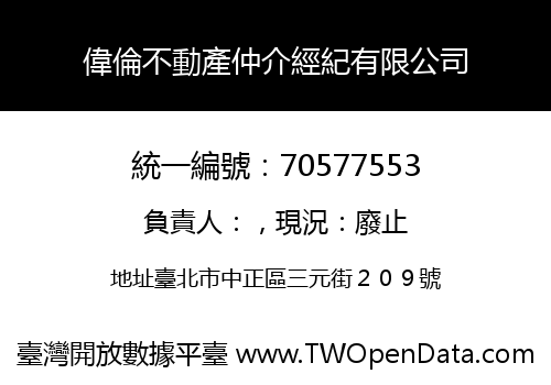 偉倫不動產仲介經紀有限公司