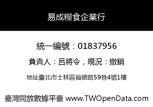 易成糧食企業行