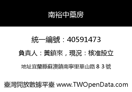 南裕中藥房