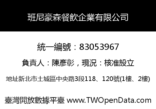 班尼豪森餐飲企業有限公司