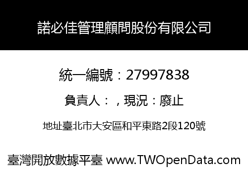 諾必佳管理顧問股份有限公司
