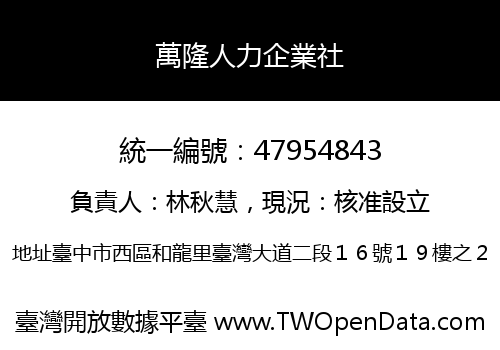 萬隆人力企業社