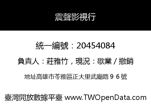 震聲影視行