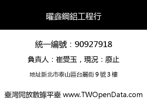 曜鑫鋼鋁工程行