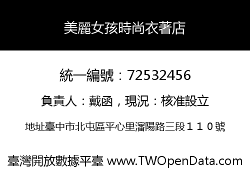 美麗女孩時尚衣著店