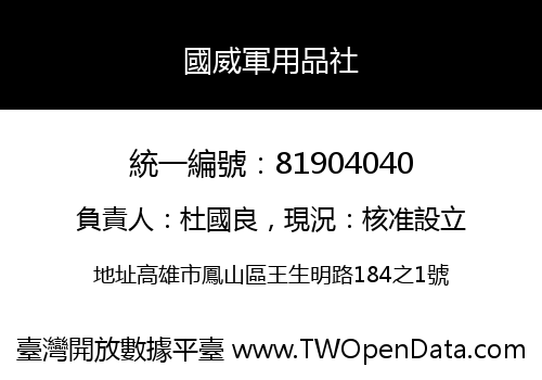 國威軍用品社