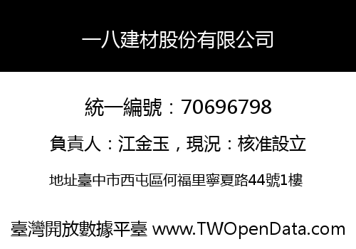 一八建材股份有限公司