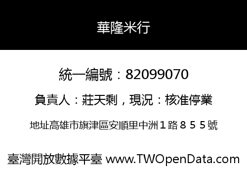 華隆米行