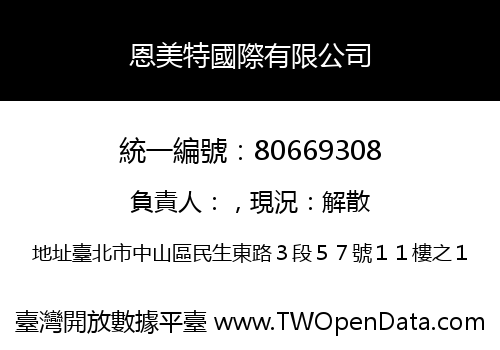 恩美特國際有限公司
