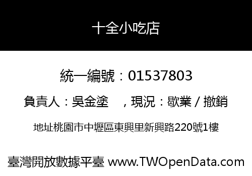 十全小吃店