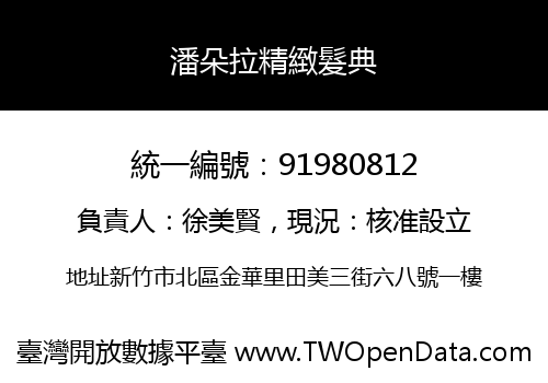 潘朵拉精緻髮典