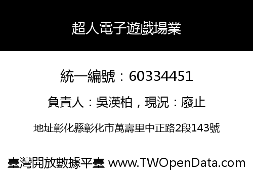 超人電子遊戲場業
