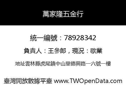萬家隆五金行