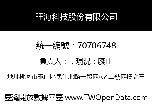旺海科技股份有限公司