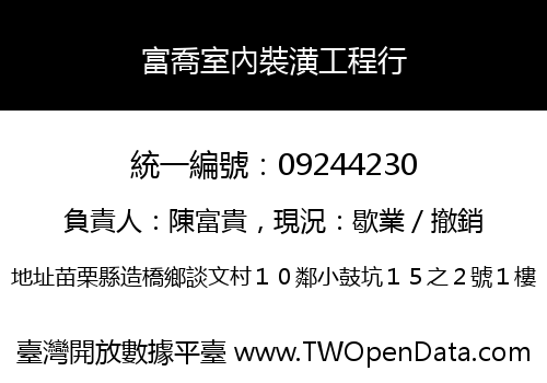 富喬室內裝潢工程行