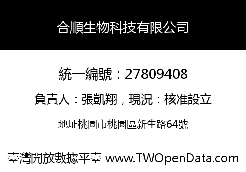 合順生物科技有限公司