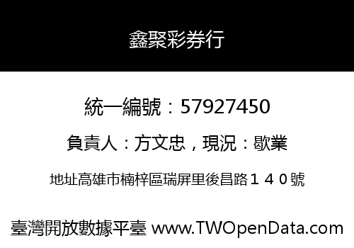 鑫聚彩券行