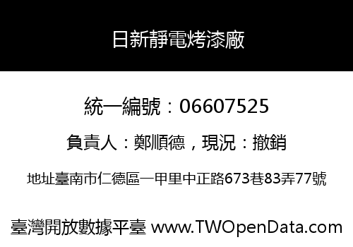 日新靜電烤漆廠