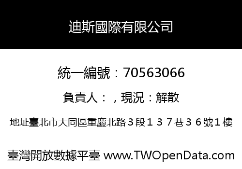 迪斯國際有限公司