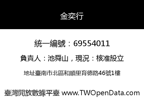 金奕行