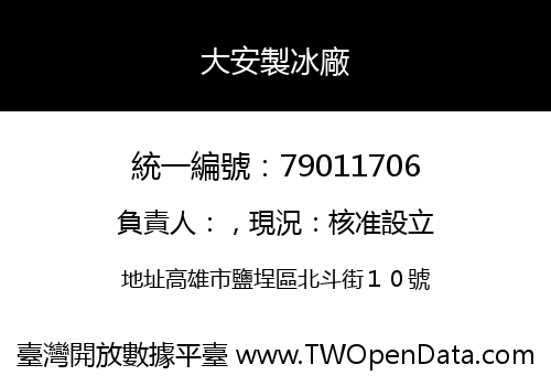 大安製冰廠