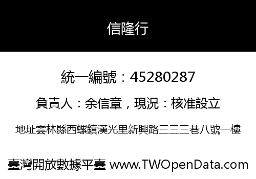 信隆行