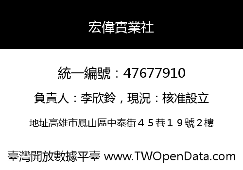宏偉實業社