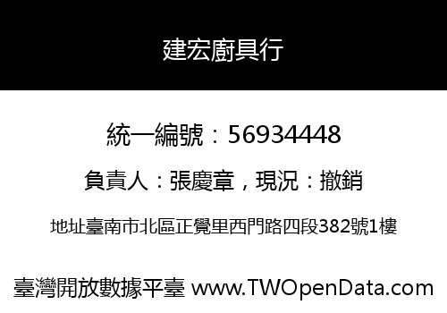 建宏廚具行