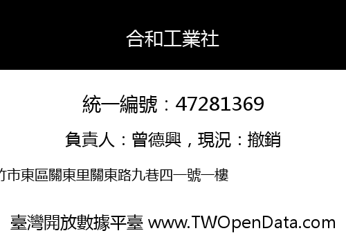 合和工業社