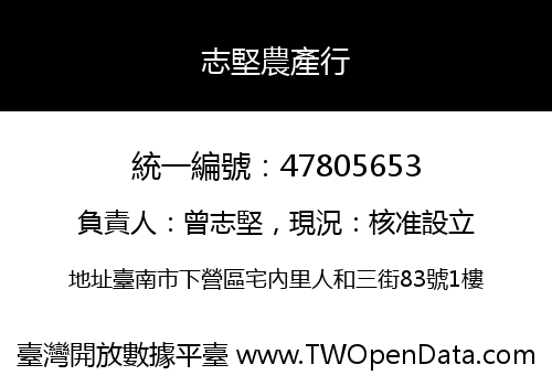志堅農產行