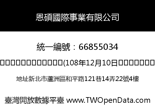 恩碩國際事業有限公司