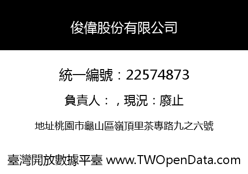 俊偉股份有限公司