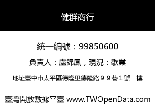 健群商行