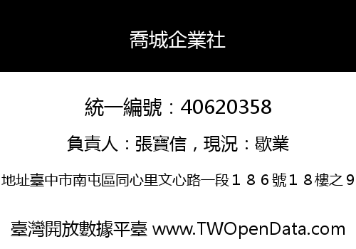 喬城企業社