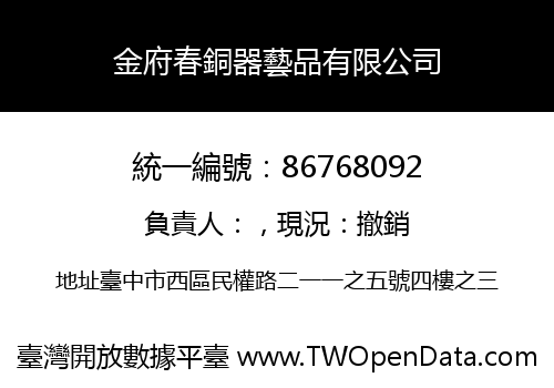 金府春銅器藝品有限公司