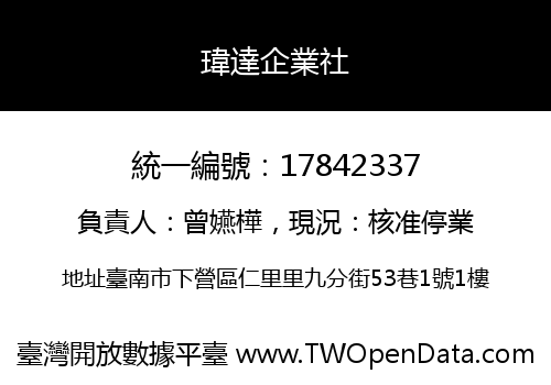 瑋達企業社