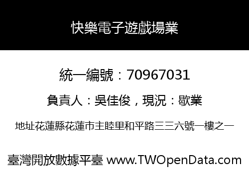 快樂電子遊戲場業