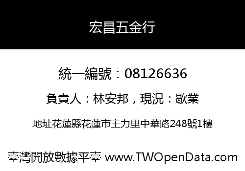 宏昌五金行