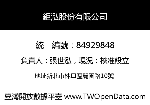 鉅泓股份有限公司