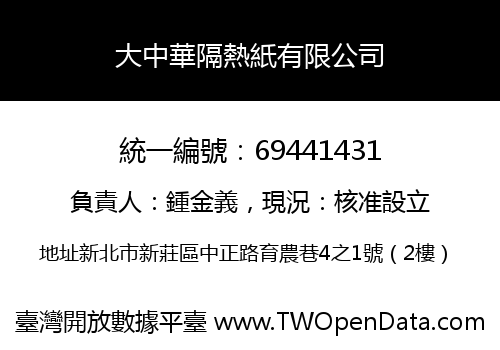 大中華隔熱紙有限公司