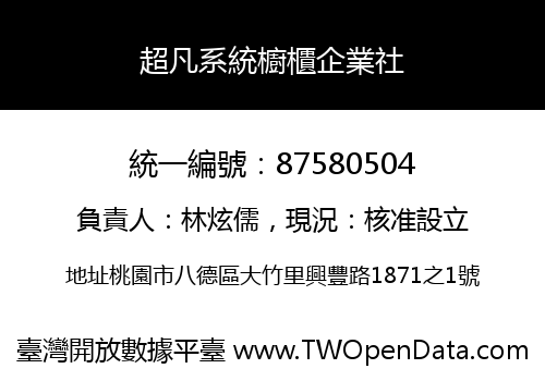 超凡系統櫥櫃企業社