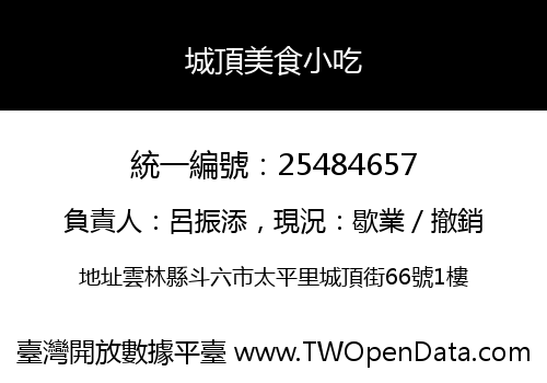 城頂美食小吃