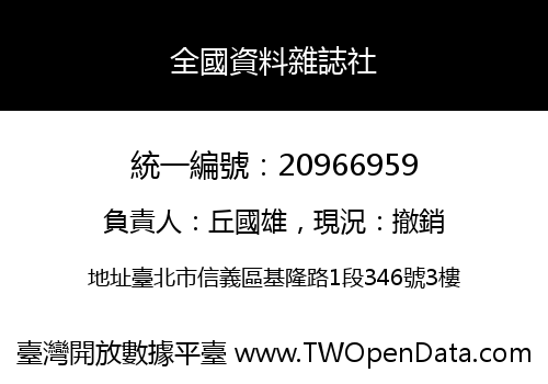 全國資料雜誌社