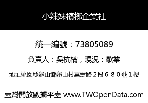 小辣妹檳榔企業社