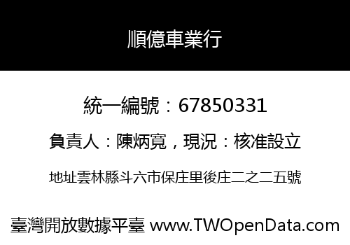 順億車業行