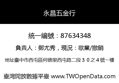 永昌五金行