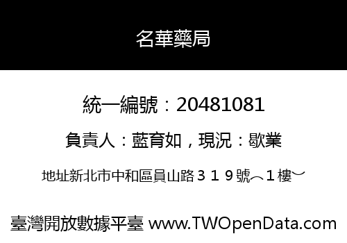 名華藥局