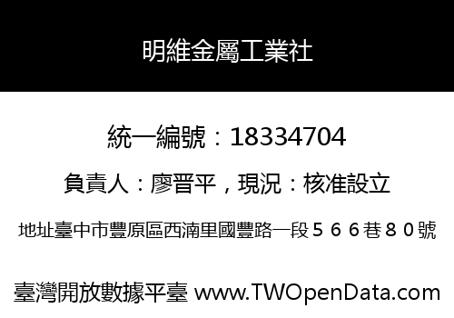 明維金屬工業社