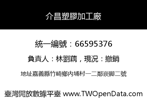 介昌塑膠加工廠